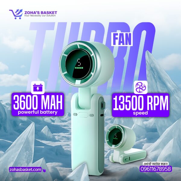 Turbo Fan & Scalp Massager Combo Offer - Image 3