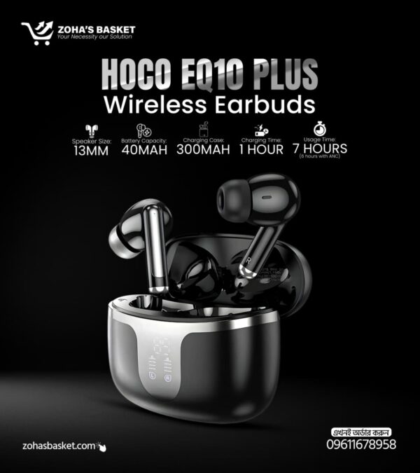 HOCO EQ10 Plus Wireless Earbuds