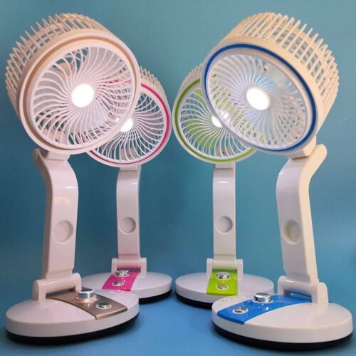 Led light folding fan (lr)