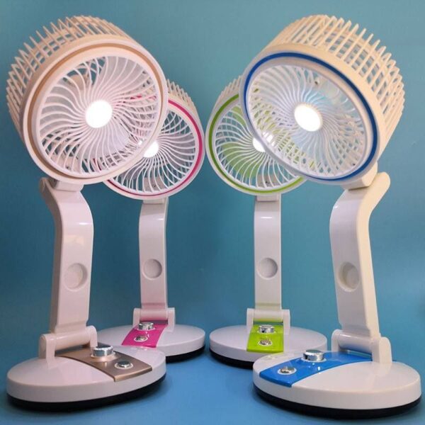 Led light folding fan (lr)