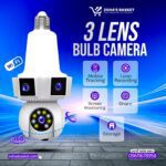 3 Lens Smart IP Camera – 360° Security at a Glance